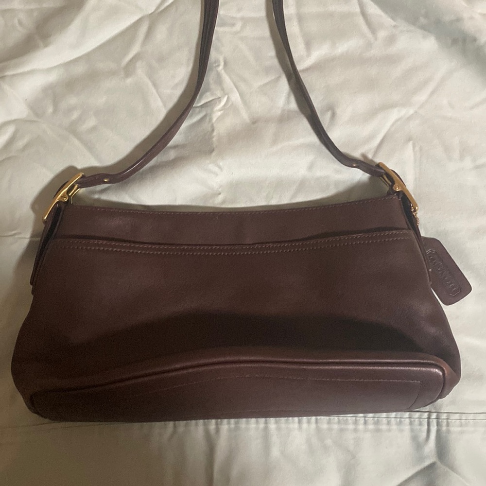 Vintage Coach leather handbag.